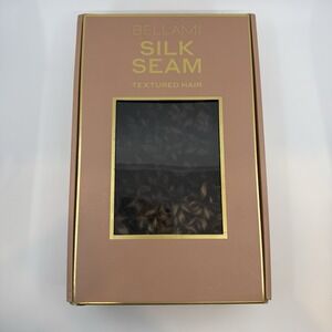 BELLAMI Silk Seam Textured Hair Clip In Extensions Dark Brown/Ash Brown 24" 3A